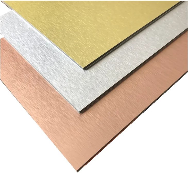 3 mm PE-belegg Innendørsdekorasjon Aluminium Komposittpanel Design ACP-ark