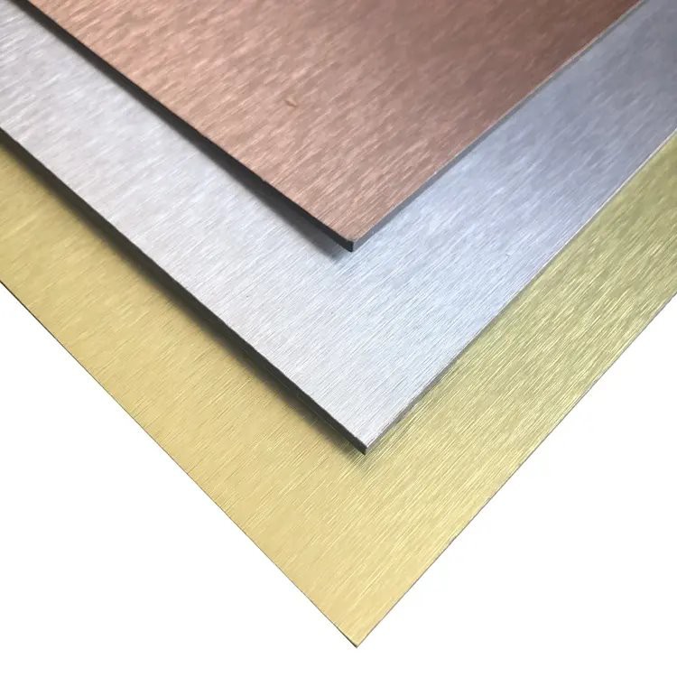 Fabrikkbørstet overflate dekorativt ACP-panel